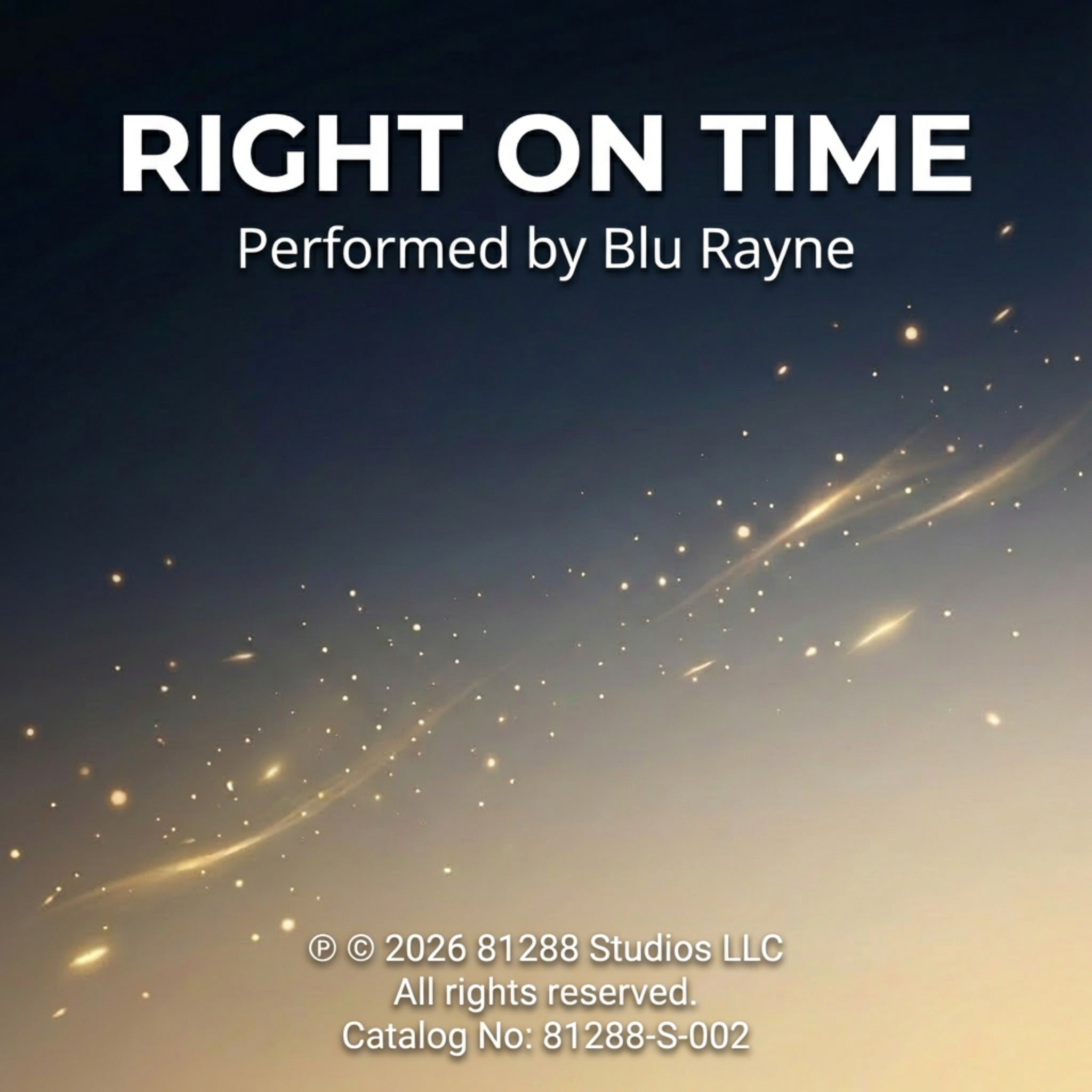 Right On Time  — Blu Rayne (Physical CD)